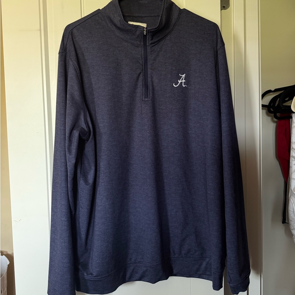 Navy Alabama quarter zip